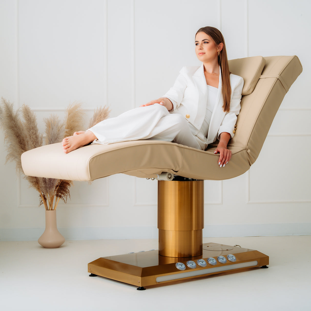 Pat cosmetic electric încălzit | Selina | Panou Control  | Telecomandă Manuală | 3 motoare | Habys
