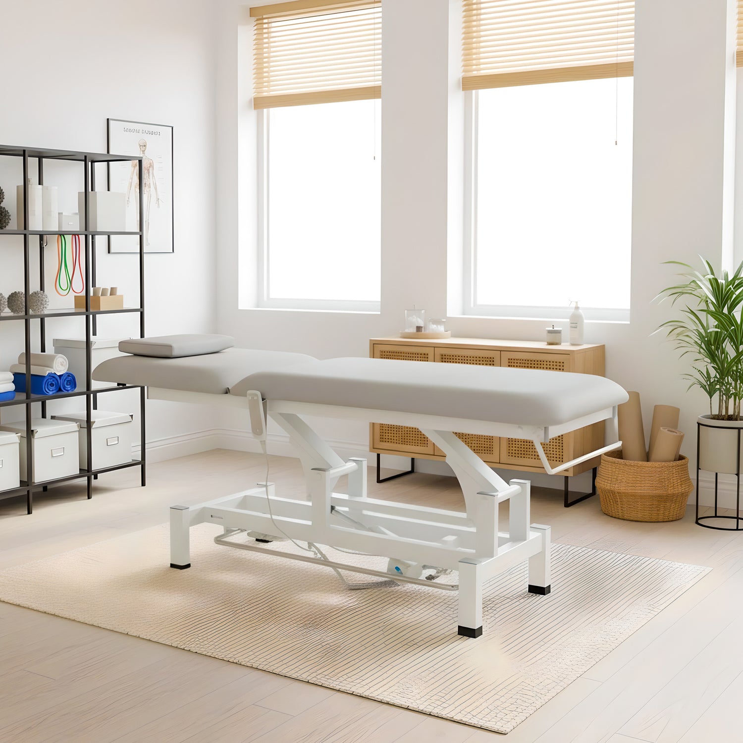 Masă de masaj electrică Fortis 2 | Pat de masaj electric |  2 segmente | Telecomandă Manuală | Ramă de control |3 ani garanție!