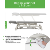 Masă de masaj electrică Proxima V2 ERGO | Pat de masaj electric | 2-Segmente | Telecomandă manuală | Ramă de control | 3 ani garanție!