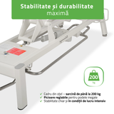 Masă de masaj electrică Proxima V2 ERGO | Pat de masaj electric | 2-Segmente | Telecomandă manuală | Ramă de control | 3 ani garanție!