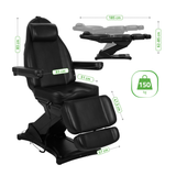 Fotoliu cosmetic, electric Elara PRO 4 | Telecomandă manuală