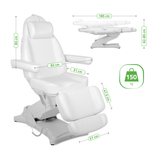 Fotoliu cosmetic, electric Elara PRO 4 | Telecomandă manuală