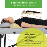 Pernă triunghiulară de poziționare pentru masaj  20x15x10 cm | Comfy Base