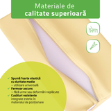 Pernă semi-cilindru de poziționare lombară pentru masaj 40x25x5 cm | Comfy Base