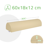 Pernă semi-cilindru de poziționare pentru masaj 60x18x12 cm | Comfy Base
