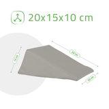 Pernă triunghiulară de poziționare pentru masaj  20x15x10 cm | Comfy Base