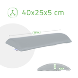 Pernă semi-cilindru de poziționare lombară pentru masaj 40x25x5 cm | Comfy Base