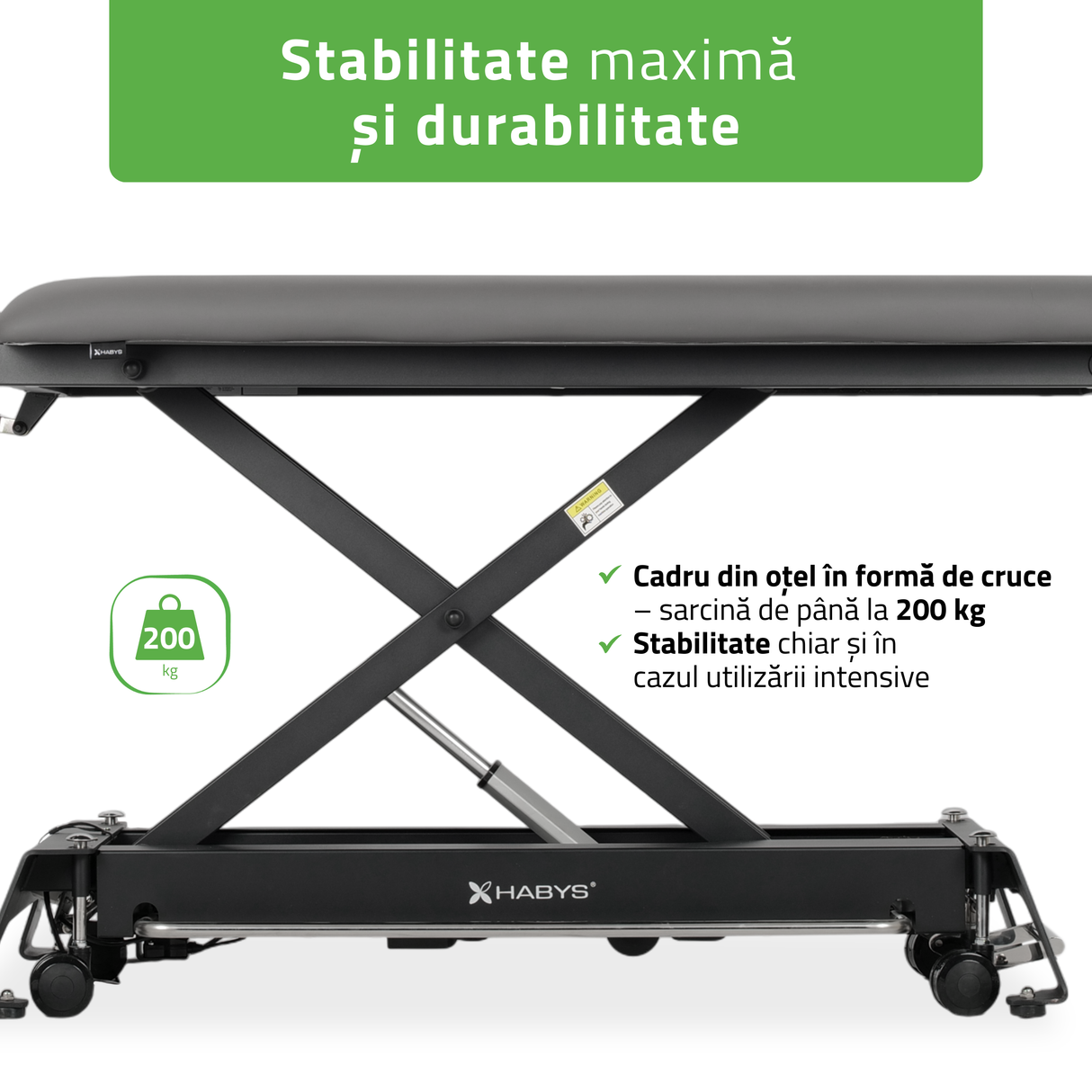 Masă de masaj electrică Evero Cross X4 Ergo | 4 segmente | Cadru de control | Gri | 3 ani garanție