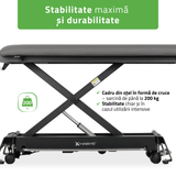 Masă de masaj electrică Evero Cross X4 Ergo | 4 segmente | Cadru de control | Gri | 3 ani garanție