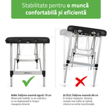 Masă de masaj pliabilă Nina | Pat cosmetic | Pat pentru tatuaj