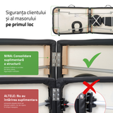 Masă de masaj pliabilă Nina | Pat cosmetic | Pat pentru tatuaj