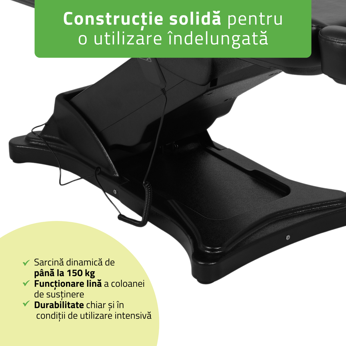 Fotoliu cosmetic, electric Elara PRO 4 | Telecomandă manuală