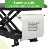 Masă de masaj electrică Evero Cross X4 Ergo | 4 segmente | Telecomandă manuală | Gri | 3 ani garanție