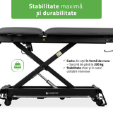 Masă de masaj electrică Evero Cross X5 Ergo | 5 segmente | Cadru de control | Gri | 3 ani garanție