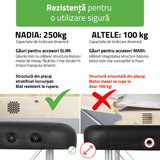 Masă de masaj pliabilă Nadia | Pat cosmetică | 60 cm