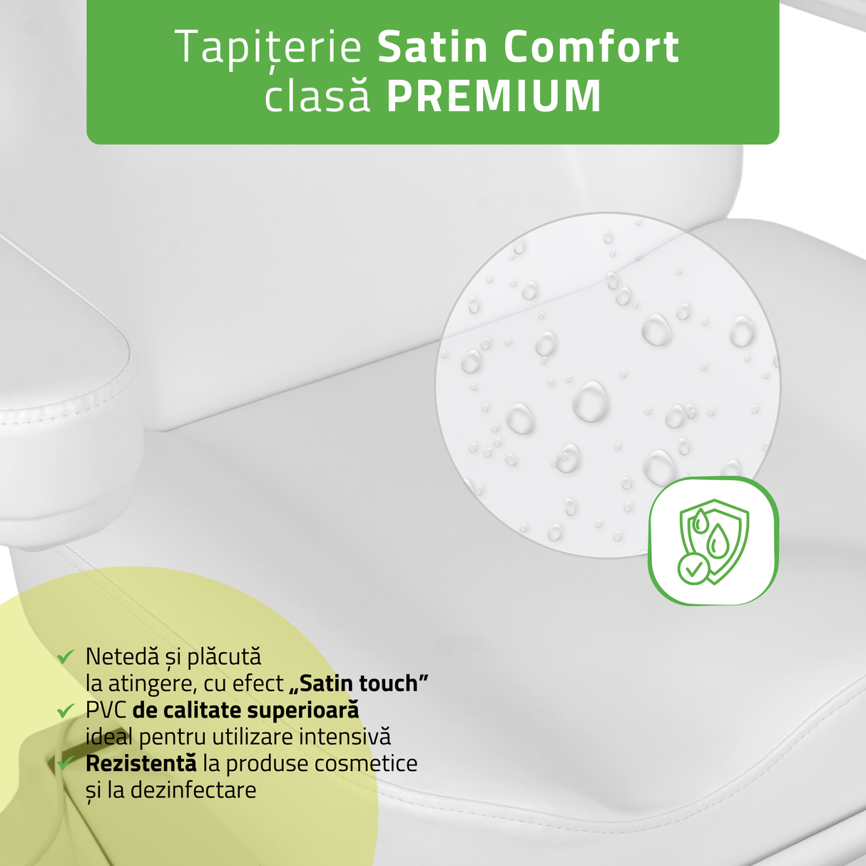 Fotoliu cosmetic, electric Elara PRO 4 | Telecomandă manuală