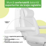 Fotoliu cosmetic, electric Elara PRO 4 | Telecomandă manuală