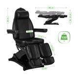 Fotoliu cosmetic, electric Elara PRO 6P | Telecomandă manuală