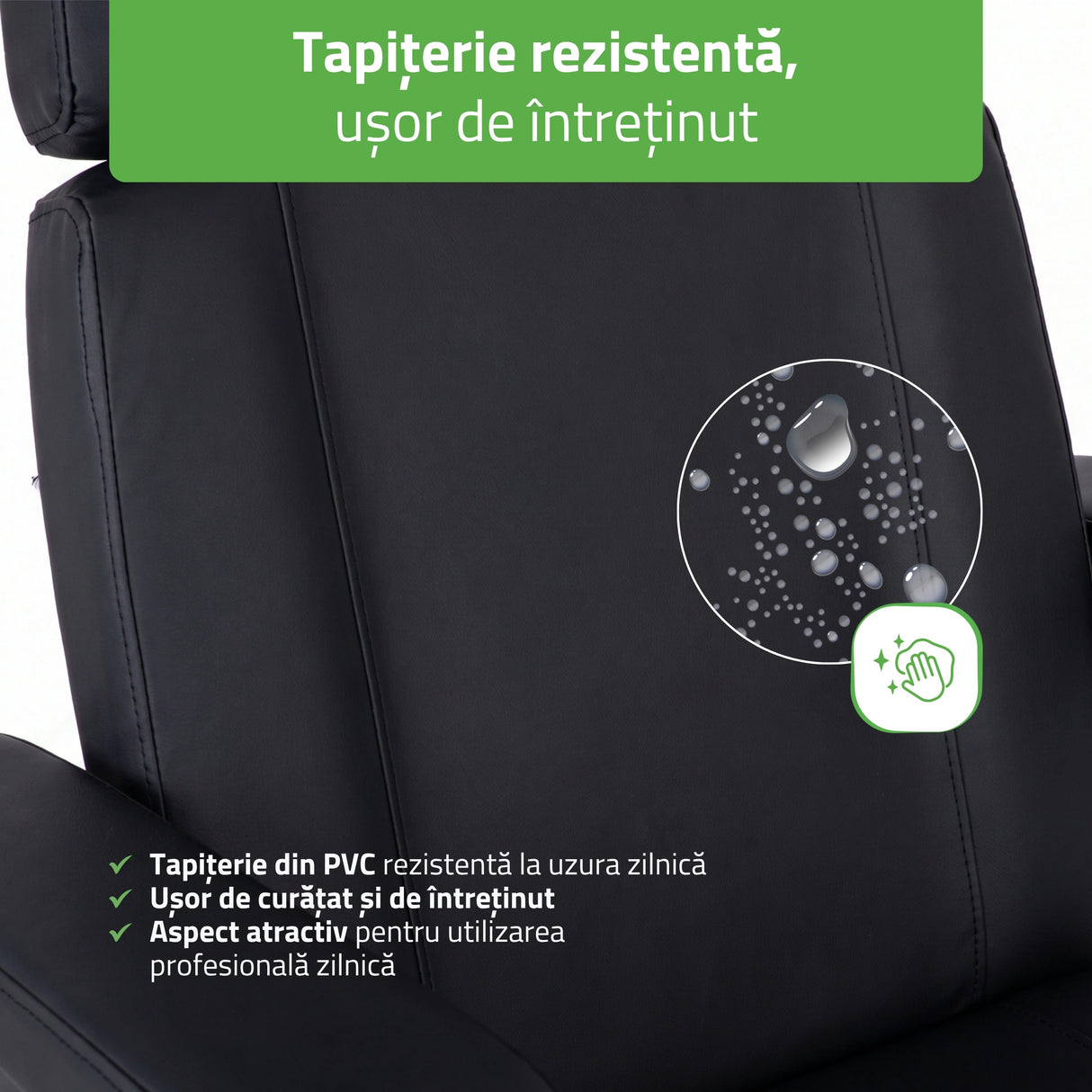 Fotoliu cosmetic electric TAVIA | Telecomandă manuală | 3 motoare | 3 ani garanție!