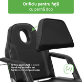 Fotoliu cosmetică Alora | Sistem de Reglare a înălțimii Hidraulic