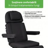 Fotoliu cosmetic electric TAVIA | Telecomandă manuală | 3 motoare | 3 ani garanție!