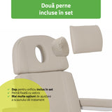 Fotoliu cosmetic electric TAVIA | Telecomandă manuală | 3 motoare | 3 ani garanție!