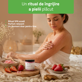 Exfoliant cu zahăr Daily Spa Strawberry Candy | HABYS | 250 ml
