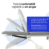 Pat de masaj electrică | Masă de masaj hidraulică Ultima H2 | Reglare hidraulică a înălțimii
