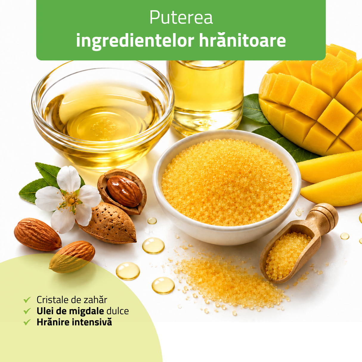 Exfoliant cu zahăr Daily Spa Mango Glow | HABYS | 250 ml