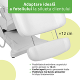 Fotoliu cosmetic, electric Elara PRO 4 | Telecomandă manuală