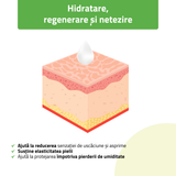 Ulei de masaj Nature Silky Macadamia Habys | 500 ml cu pompiță