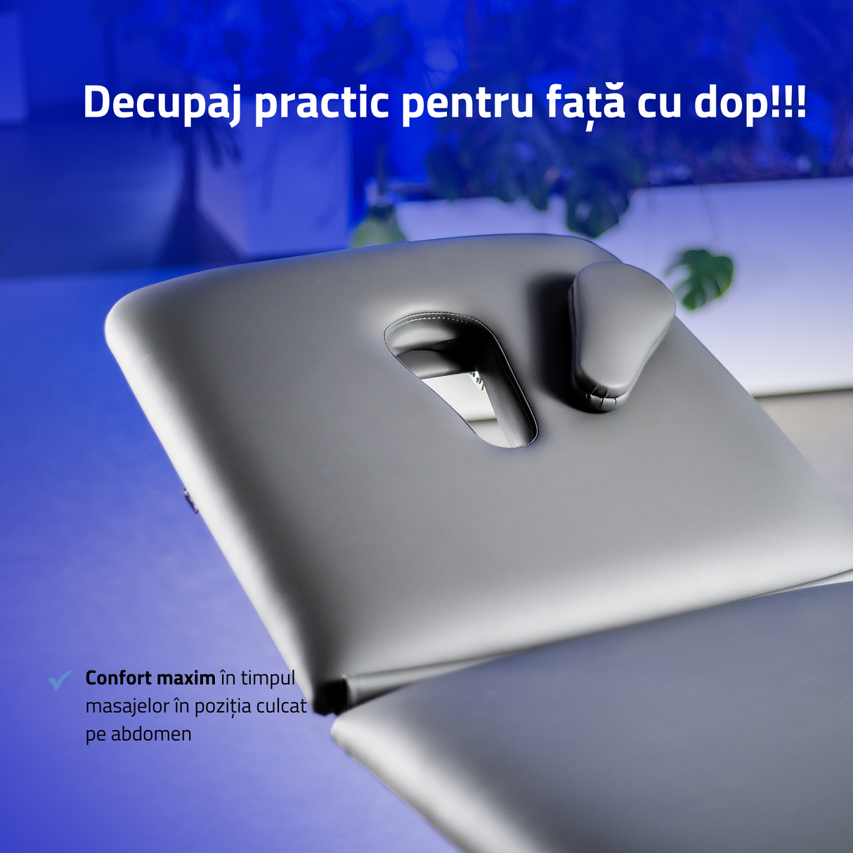 Pat de masaj electrică | Masă de masaj hidraulică ULTIMA H3 | Reglare hidraulică a înălțimii