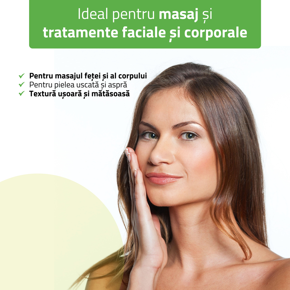 Ulei de masaj Nature Silky Macadamia Habys | 500 ml cu pompiță