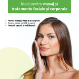 Ulei de masaj Nature Silky Macadamia Habys | 500 ml cu pompiță