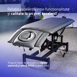 Pat de masaj electrică | Masă de masaj electrică Fortis 4 Ergo | 4 segmente | 3 ani garanție!
