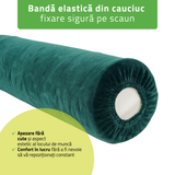 Husă din Velur cu elastic pentru cilindru, rolă de poziționare | 15x60 cm
