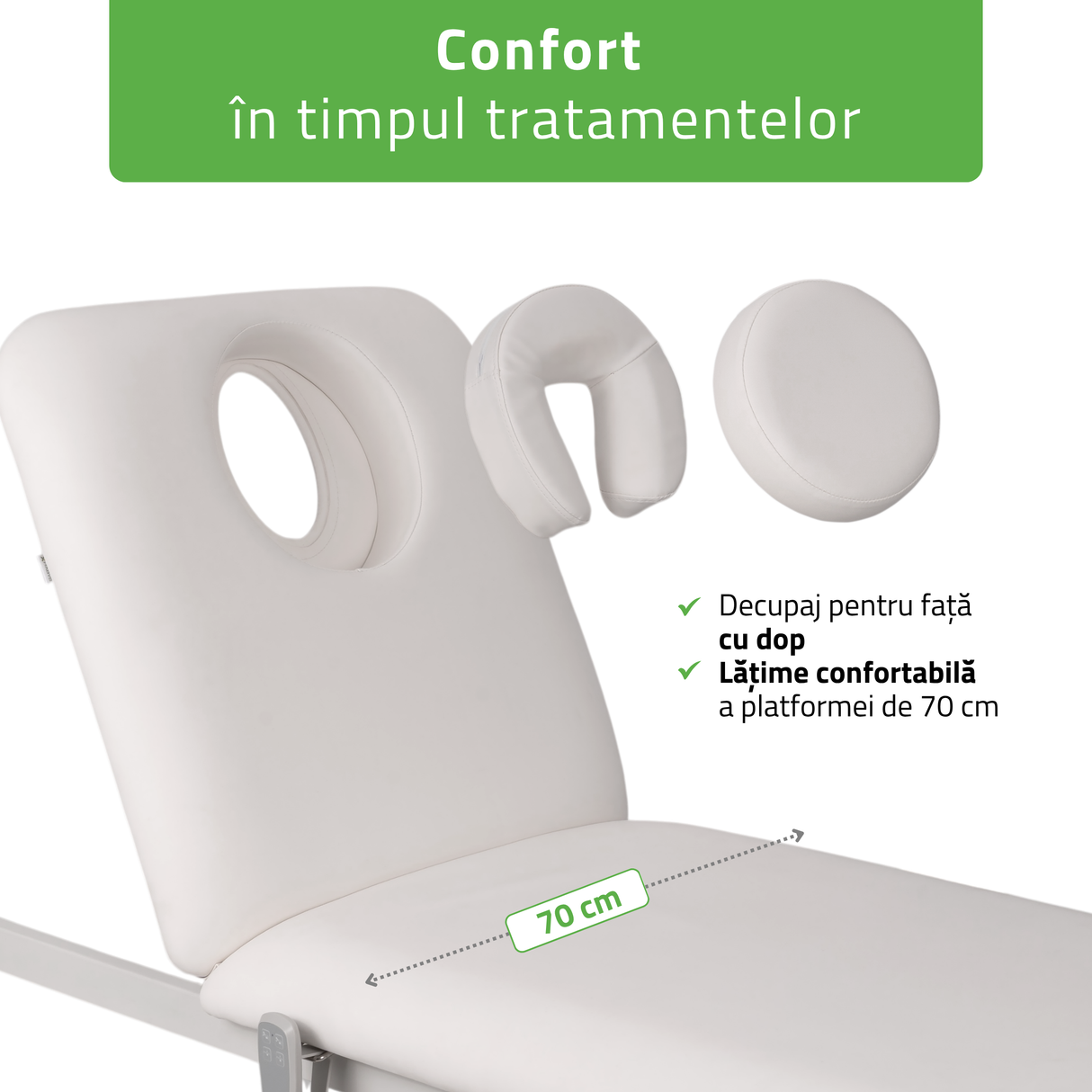 Pat cosmetic electric încălzit | Estella ERGO 2 | Telecomandă Manuală | 3 ani garanție!