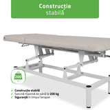 Masă de masaj fixă Vigo 2 | Pat de masaj fix |  2 segmente | Reglare înălțimii manuală prin manivelă | 2 ani garanție!