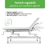Masă de masaj fixă Vigo 2 | Pat de masaj fix |  2 segmente | Reglare înălțimii manuală prin manivelă | 2 ani garanție!