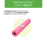 Rolă de protecție igenică de unică folosință din material nețesut | Roz