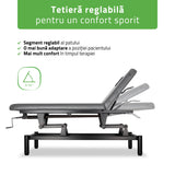 Masă de masaj fixă Vigo 2 | Pat de masaj fix |  2 segmente | Reglare înălțimii manuală prin manivelă | 2 ani garanție!