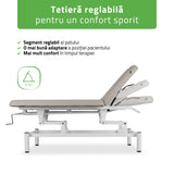Masă de masaj fixă Vigo 2 | Pat de masaj fix |  2 segmente | Reglare înălțimii manuală prin manivelă | 2 ani garanție!