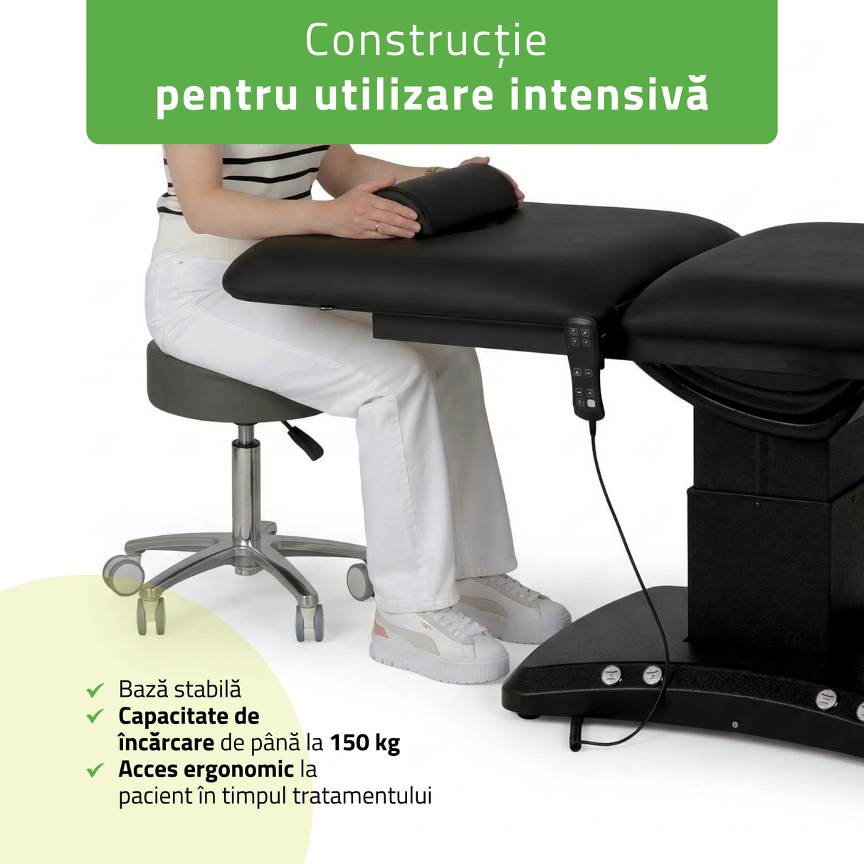 Pat cosmetic electric încălzit | Estella ERGO 2 | Telecomandă Manuală | 3 ani garanție!
