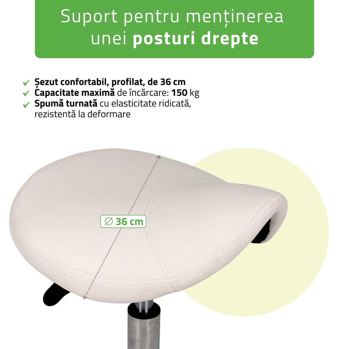 Scaun,Taburet  rotativ | Lila