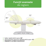 Pat cosmetic electric încălzit | Serenity ERGO 4 | Panou Control  | Telecomandă Manuală | 3 motoare | 3 ani garanție!