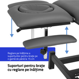 Pat de masaj electrică | Masă de masaj electrică Fortis 4 Ergo | 4 segmente | 3 ani garanție!