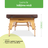 Masă de masaj pliabilă Niro | masaj thailandez | 80 cm