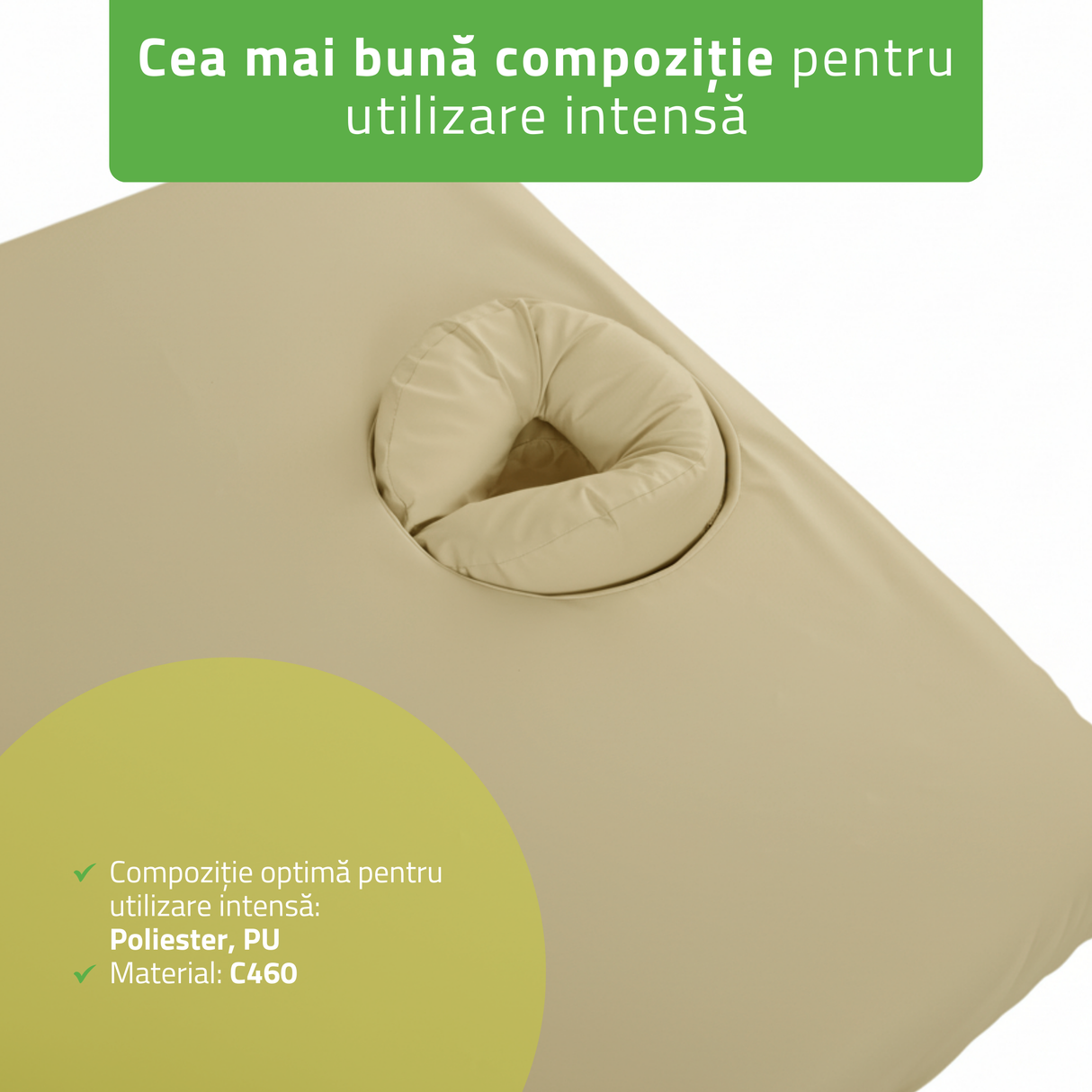 Husă rezistentă la ulei pentru masa de masaj Integral 102x203 cm | C460 | Gri | Bej
