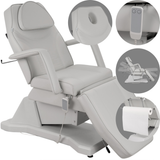 Fotoliu cosmetic electric | LARIS | Scaun cosmetic cu reglare a înălțimi electrică | 1 motor | Telecomandă Manuală | 3 ani garanție!