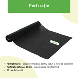 Rolă de protecție igenică de unică folosință din material nețesut | Negru